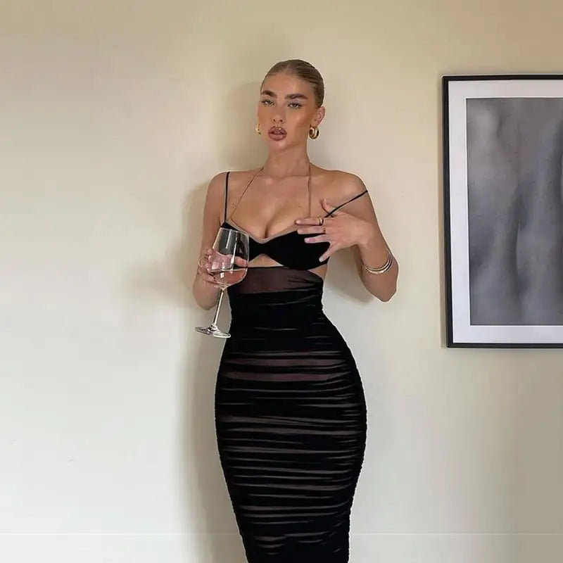 Little Black Dress | Strap Wrap Chess