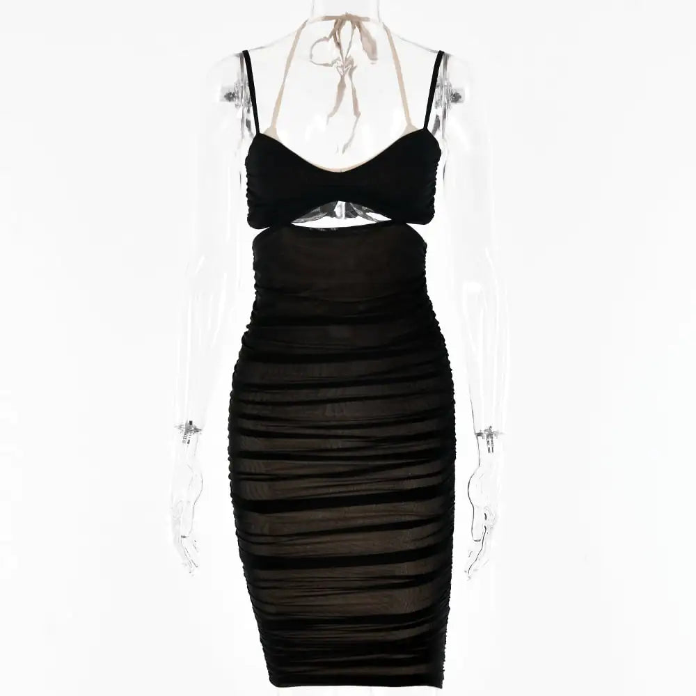 Little Black Dress | Strap Wrap Chess